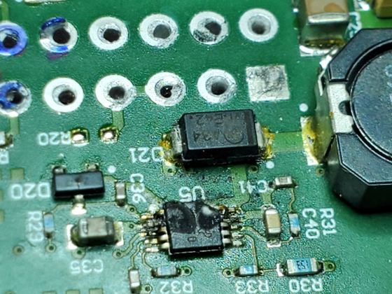 Circuit board close-up